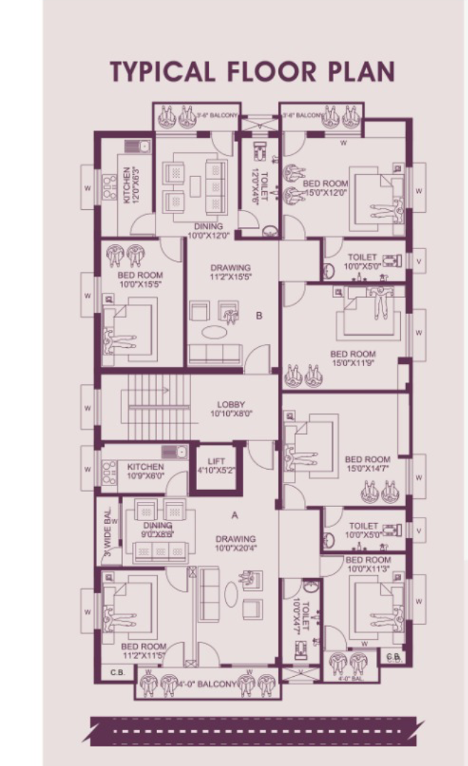 3bhk Flat for sale in Ranchi Kane Road 7